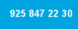 925 847 22 30 925 847 22 30